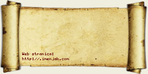 Jana Mitrinović vizit kartica